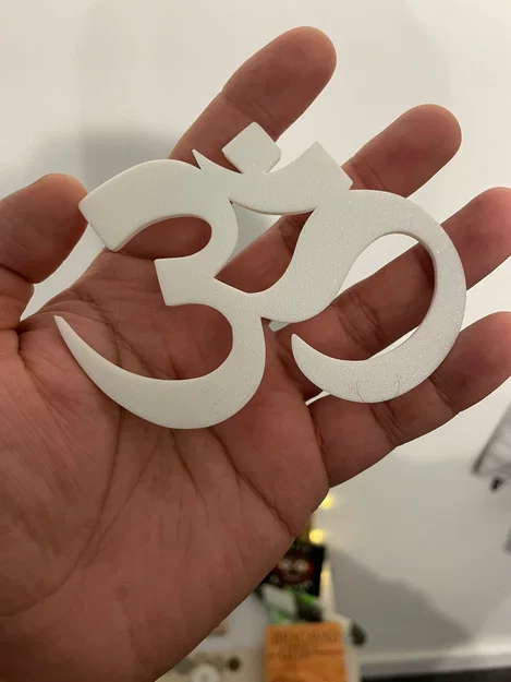 Mẫu thiết kế biểu tượng Om Symbol in 3D đẹp mắt, tinh tế - Image 1