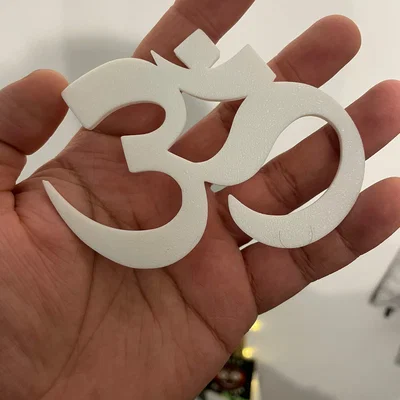 Mẫu thiết kế biểu tượng Om Symbol in 3D đẹp mắt, tinh tế