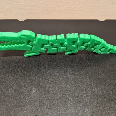 Articu-Gator - Mô hình cá sấu khớp nối in nguyên khối!
