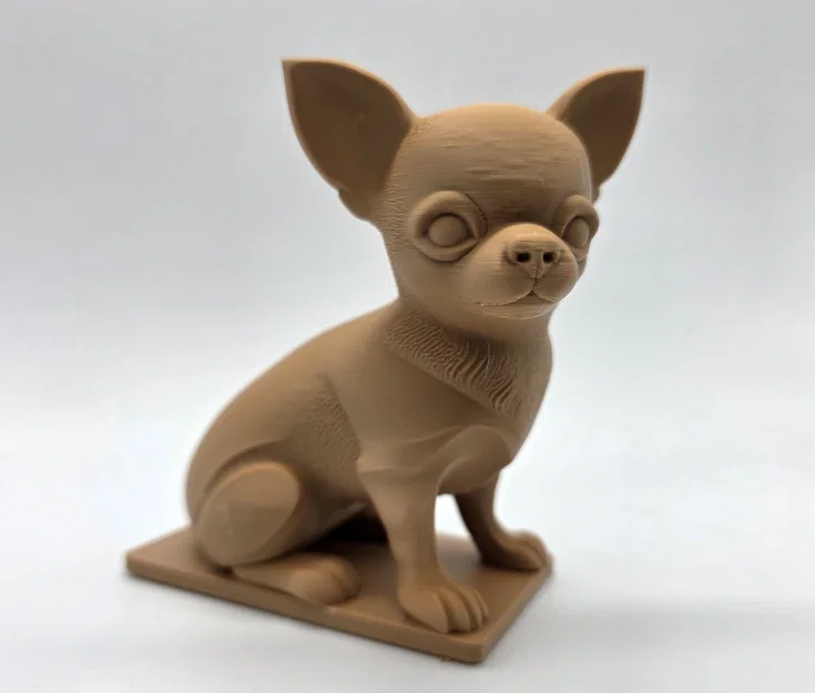 Tượng Chú Chó Chihuahua Lông Ngắn Đang Ngồi - Image 1