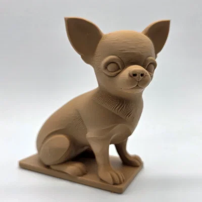 Tượng Chú Chó Chihuahua Lông Ngắn Đang Ngồi