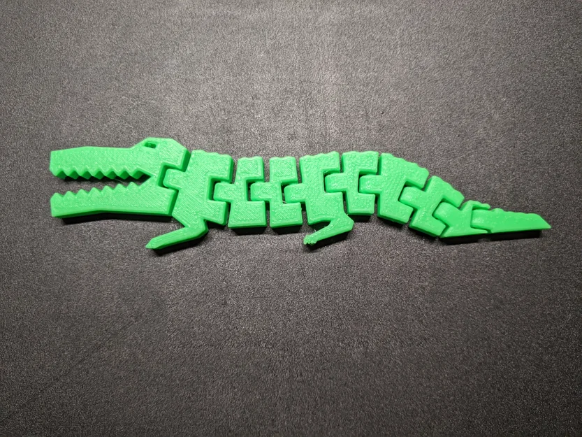 Articu-Gator - Mô hình cá sấu khớp nối in nguyên khối! - Image 2