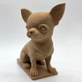 Tượng Chú Chó Chihuahua Lông Ngắn Đang Ngồi - Thumbnail 3