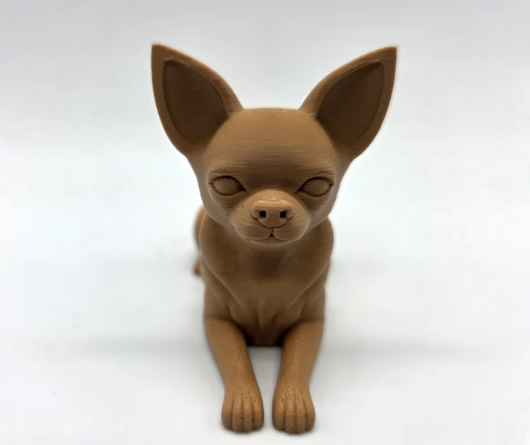 Mô hình tượng chú chó Chihuahua lông ngắn đang nằm - Image 2