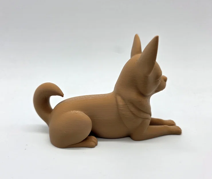 Mô hình tượng chú chó Chihuahua lông ngắn đang nằm - Image 3