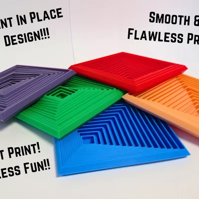 Square Super-Fidget (Mô hình in liền khối - Print-In-Place)