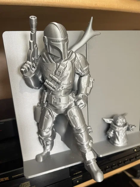 Bộ chặn sách The Mandalorian & Baby Yoda - Image 1