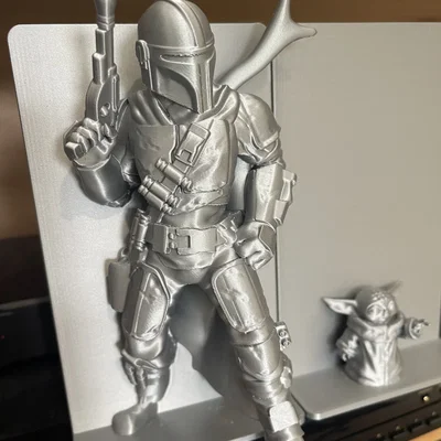 Bộ chặn sách The Mandalorian & Baby Yoda