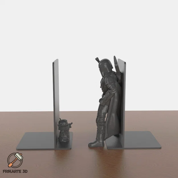 Bộ chặn sách The Mandalorian & Baby Yoda - Image 4