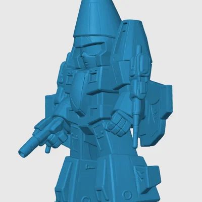 Mô hình Thrust Transformers phong cách Chibi in 3D độc đáo
