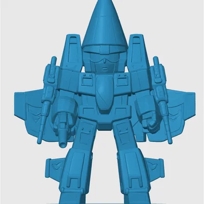 Mô hình Thrust Transformers phong cách Chibi in 3D độc đáo