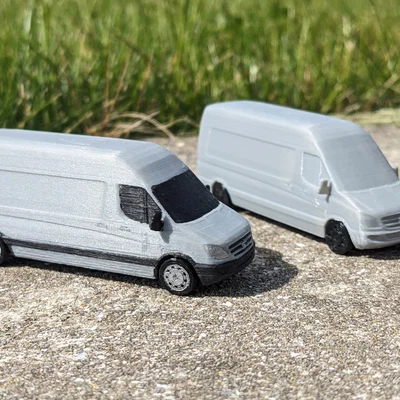 Mô hình xe Mercedes-Benz Sprinter Van - Tỷ lệ 1:87