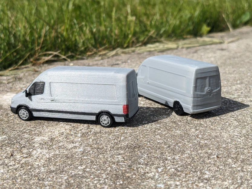 Mô hình xe Mercedes-Benz Sprinter Van - Tỷ lệ 1:87 - Image 2