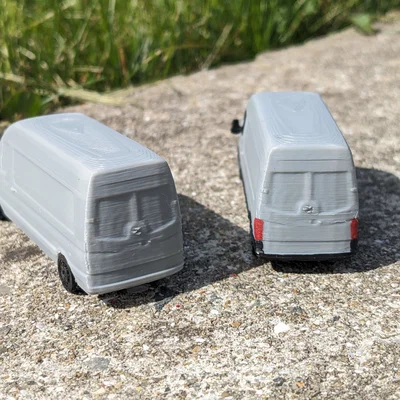 Mô hình xe Mercedes-Benz Sprinter Van - Tỷ lệ 1:87
