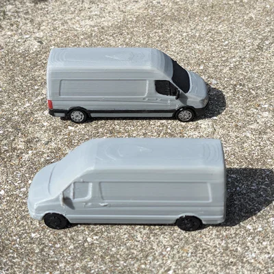 Mô hình xe Mercedes-Benz Sprinter Van - Tỷ lệ 1:87