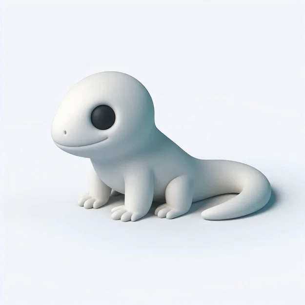 Mô hình 3D chú thằn lằn nhỏ xinh (Cute Lizard) để trang trí - Image 1