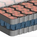 Khung giữ pin 20s6p 21700 cho Ninebot-G30 - Thumbnail 1