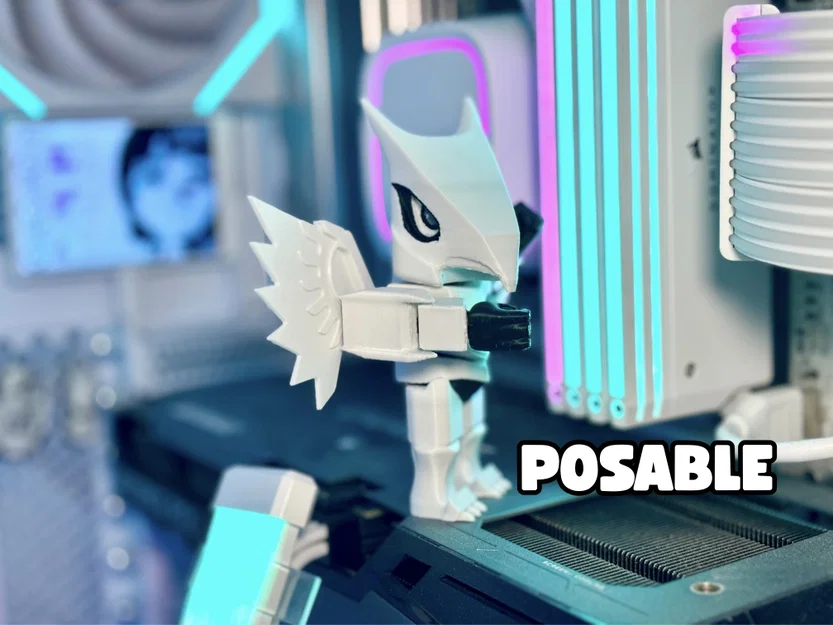 Aorus Chibi - Mô hình nhân vật cử động được cho game thủ - Image 2