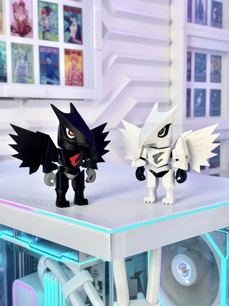 Aorus Chibi - Mô hình nhân vật cử động được cho game thủ - Image 3