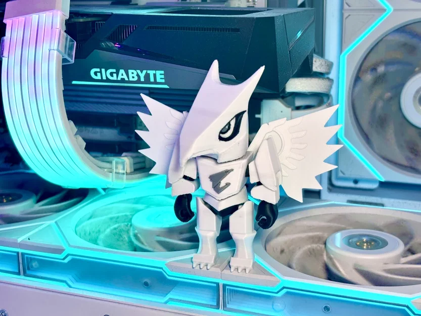 Aorus Chibi - Mô hình nhân vật cử động được cho game thủ - Image 5