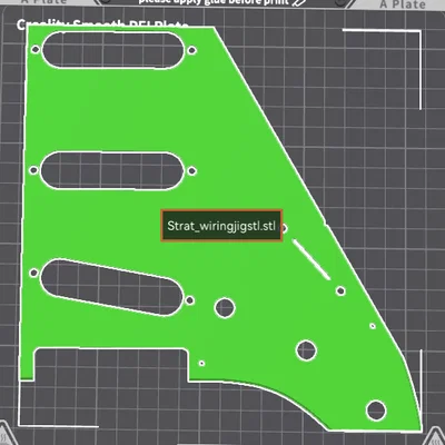 Khuôn cố định dây đàn Stratocaster in 3D cho anh em đam mê guitar