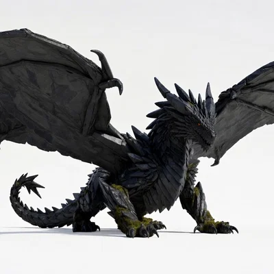 Mô hình rồng đá hùng vĩ (Great Stone Dragon) file STL chất lượng