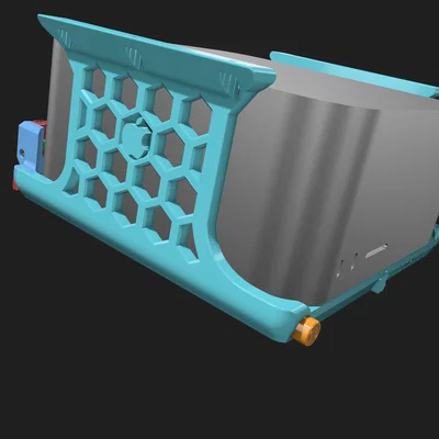 Khung treo Apple Mac Studio dưới bàn kèm Nút Nguồn - Holder Frame