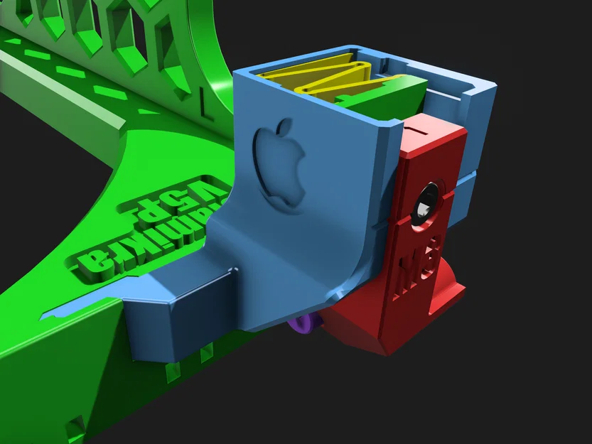 Khung treo Apple Mac Studio dưới bàn kèm Nút Nguồn - Holder Frame - Image 5