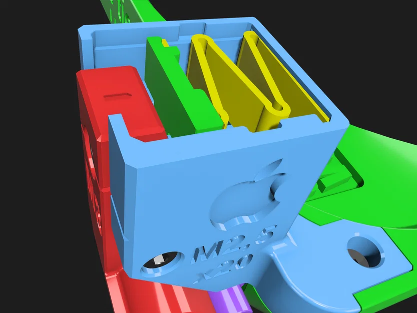 Khung treo Apple Mac Studio dưới bàn kèm Nút Nguồn - Holder Frame - Image 6