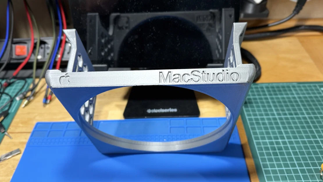 Khung treo Apple Mac Studio dưới bàn kèm Nút Nguồn - Holder Frame - Image 10