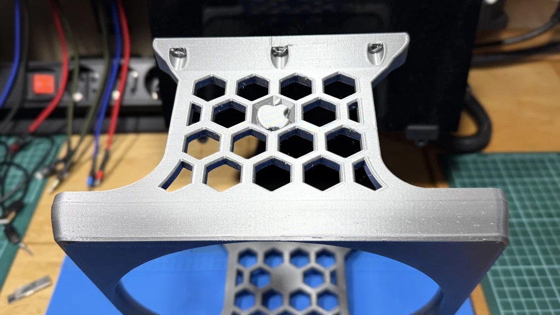 Khung treo Apple Mac Studio dưới bàn kèm Nút Nguồn - Holder Frame - Image 12