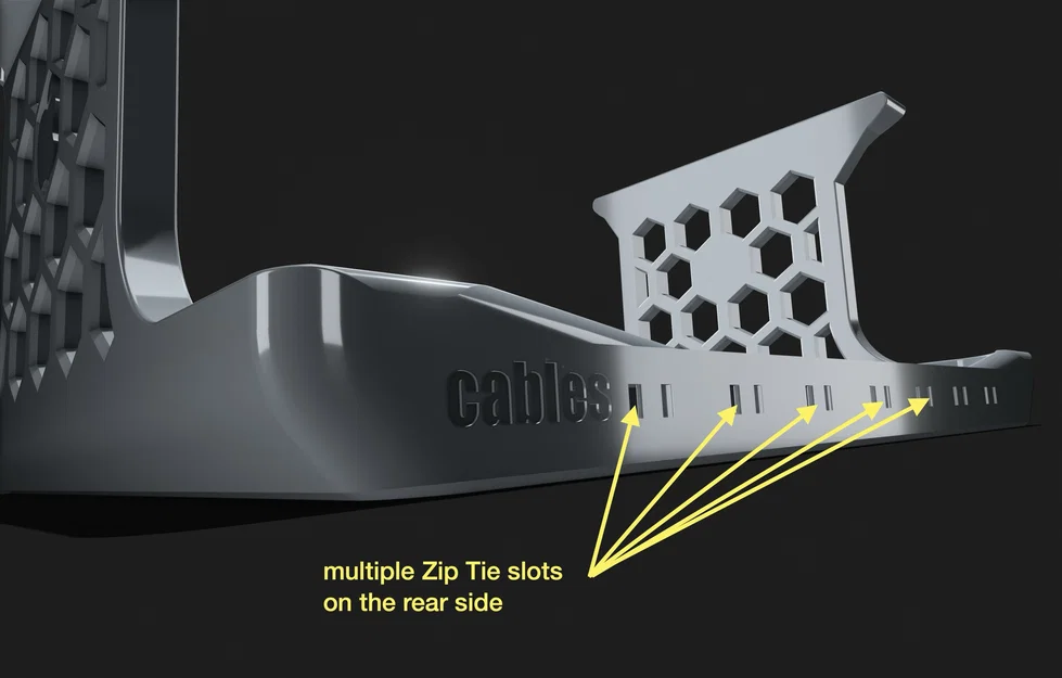 Khung treo Apple Mac Studio dưới bàn kèm Nút Nguồn - Holder Frame - Image 14