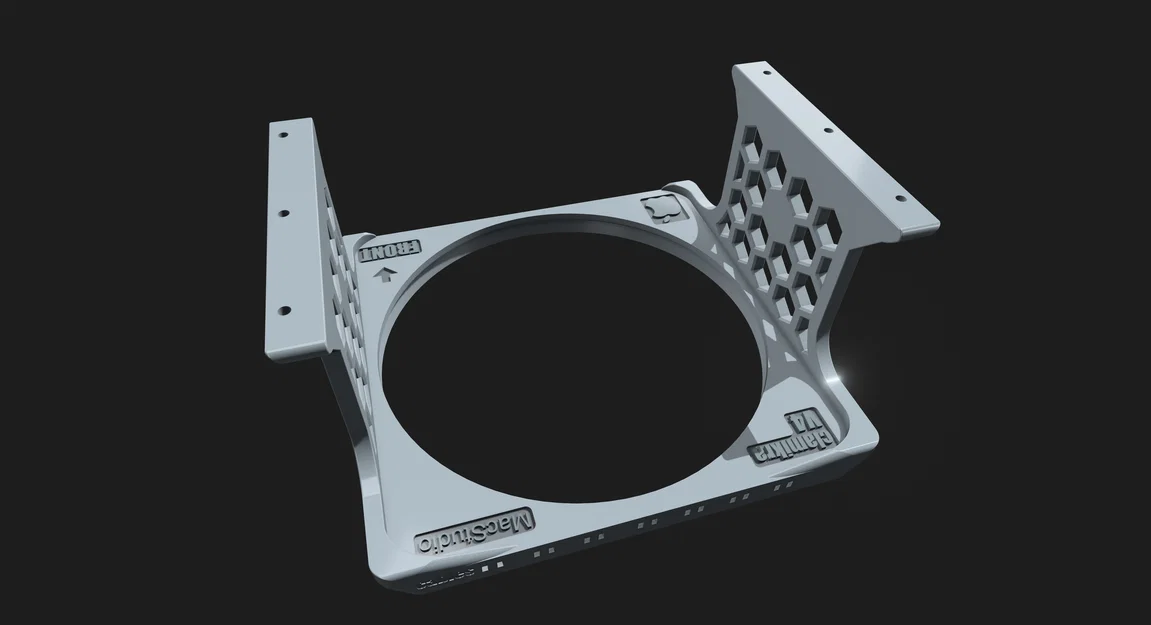 Khung treo Apple Mac Studio dưới bàn kèm Nút Nguồn - Holder Frame - Image 18