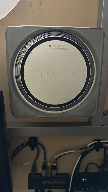 Khung treo Apple Mac Studio dưới bàn kèm Nút Nguồn - Holder Frame - Image 23