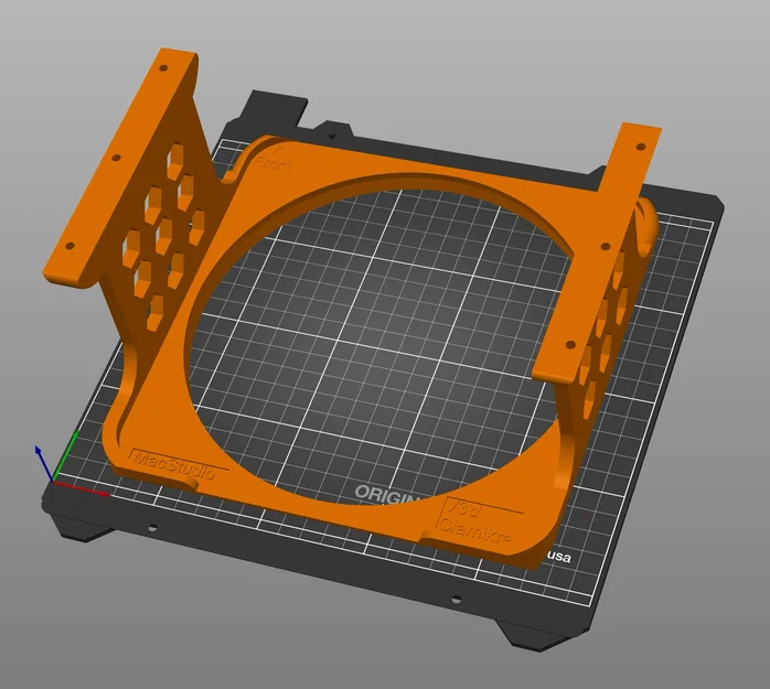 Khung treo Apple Mac Studio dưới bàn kèm Nút Nguồn - Holder Frame - Image 24