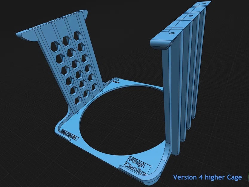 Khung treo Apple Mac Studio dưới bàn kèm Nút Nguồn - Holder Frame - Image 30