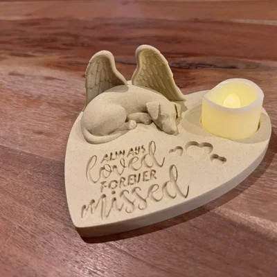 Tượng Thiên Thần Jack Russell Tưởng Niệm - Mãi Yêu Thương, Mãi Nhớ Nhung