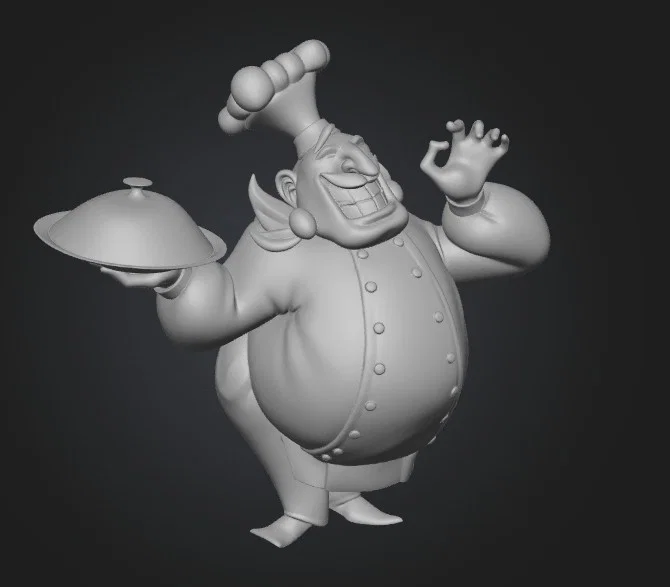 Mô hình 3D Jubilant Chef - Trang trí bếp đầy ấn tượng - Image 1