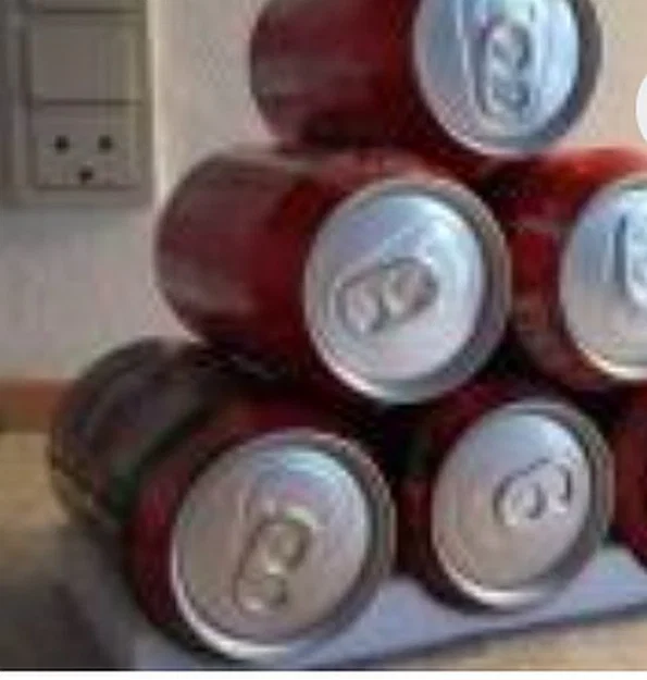 Khay xếp lon nước 3D (Stojan na plechovky) tối ưu tủ lạnh - Image 1