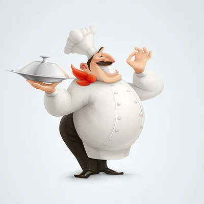 Mô hình 3D Jubilant Chef - Trang trí bếp đầy ấn tượng