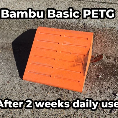 Cầu dẫn xe hơi (Vehicle Ramp) siêu bền in 3D cho vỉa hè, gara