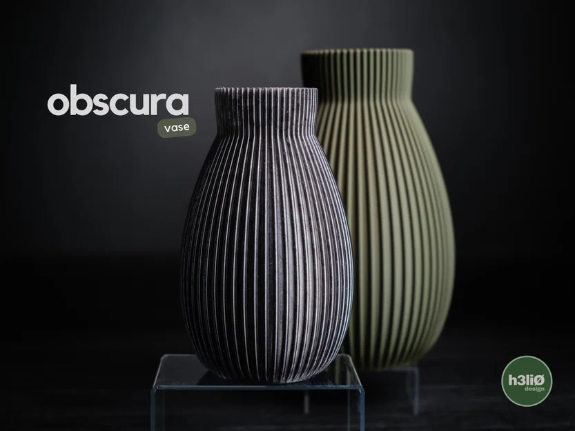 obscura · vase - Mẫu bình hoa tối giản hiện đại - Image 1