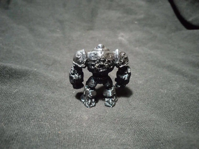 Mô hình 3D Corrupted Metal Guardian: Vệ binh kim loại đầy ma mị - Image 3