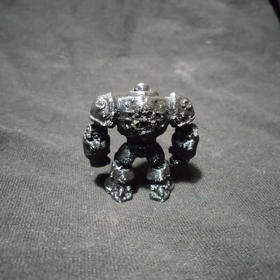 Mô hình 3D Corrupted Metal Guardian: Vệ binh kim loại đầy ma mị