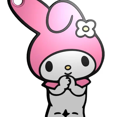 Mô hình móc khóa My Melody đáng yêu - File in 3D chất lượng cao