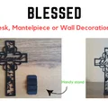 Thánh giá Blessed - Trang trí bàn làm việc, kệ lò sưởi hoặc treo tường - Thumbnail 1