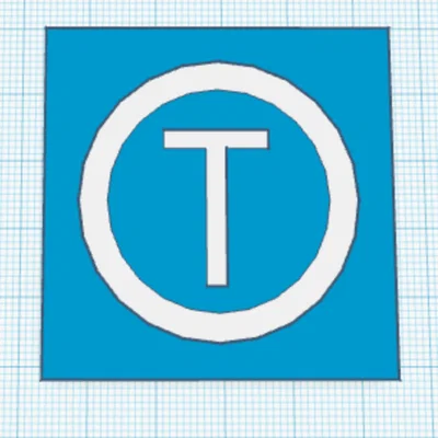 Mô hình logo Thingiverse trang trí in 3D đẹp mắt