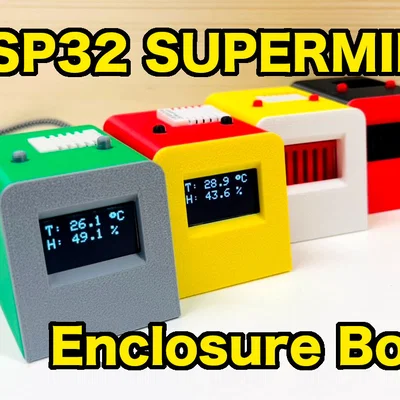 Vỏ bảo vệ cho ESP32 Supermini kèm màn hình OLED 0.96 inch