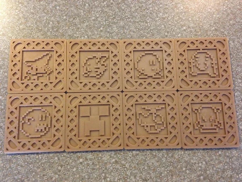 Bộ đế lót ly 8-bit Game cực chất cho game thủ - Image 1