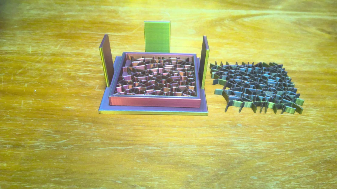 Miếng lót ly Voronoi V.2 thiết kế in liền khối cực đẹp - Image 1